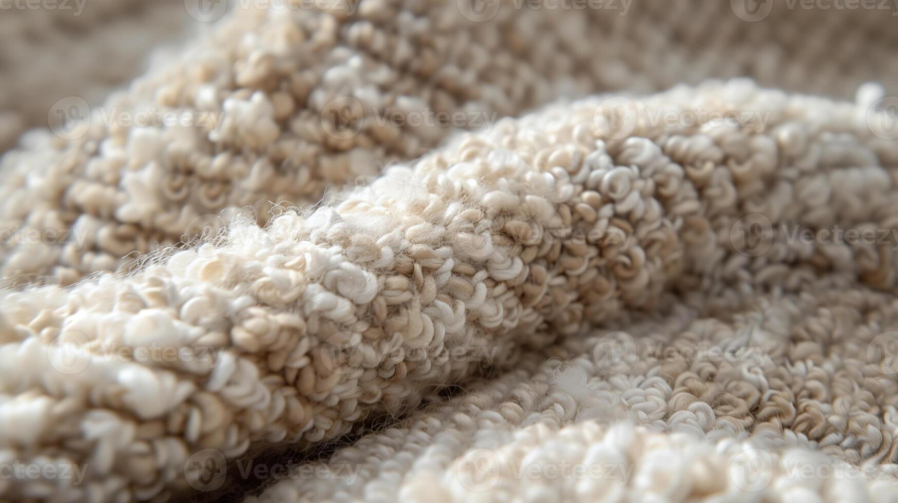 Boucle Rug Texture Close-Up photo