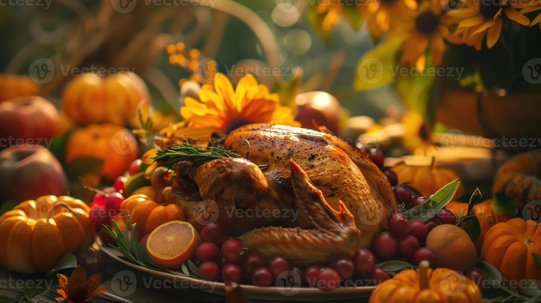 Close-up view of beautiful thanksgiving concept photo