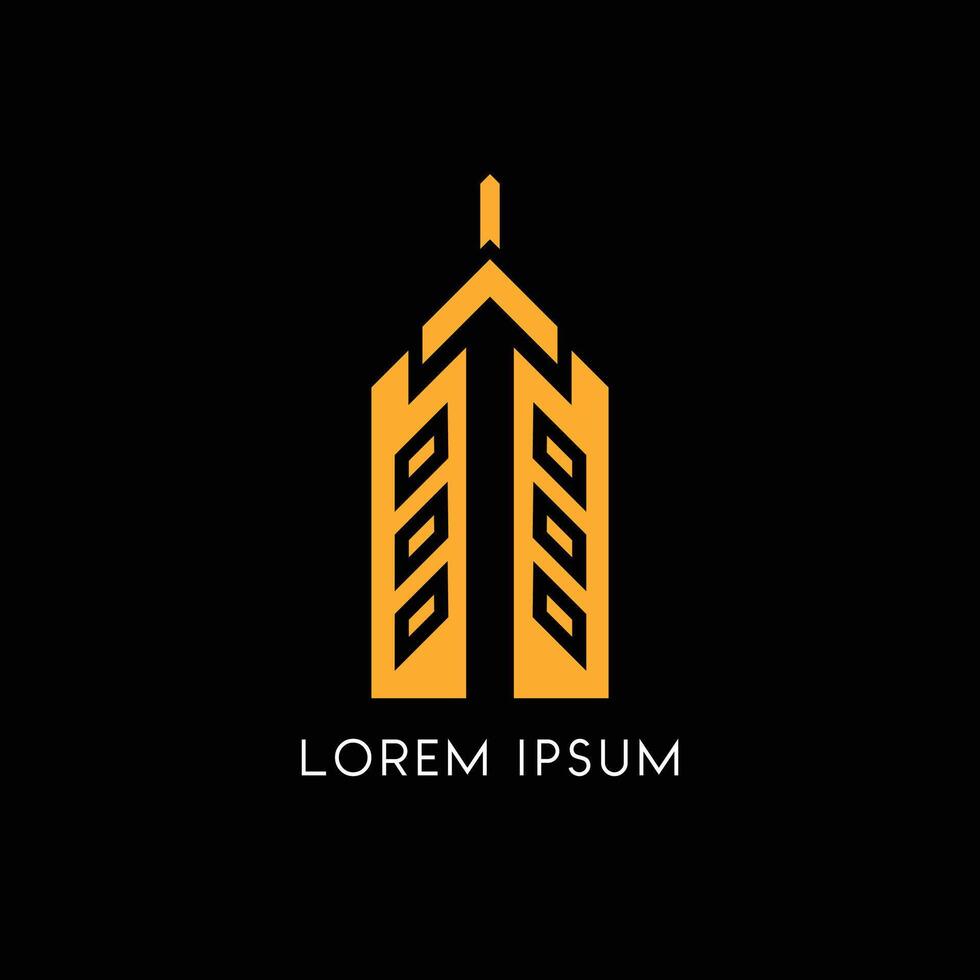 apartment logo design, creative and modern appartment logo for your brand vector