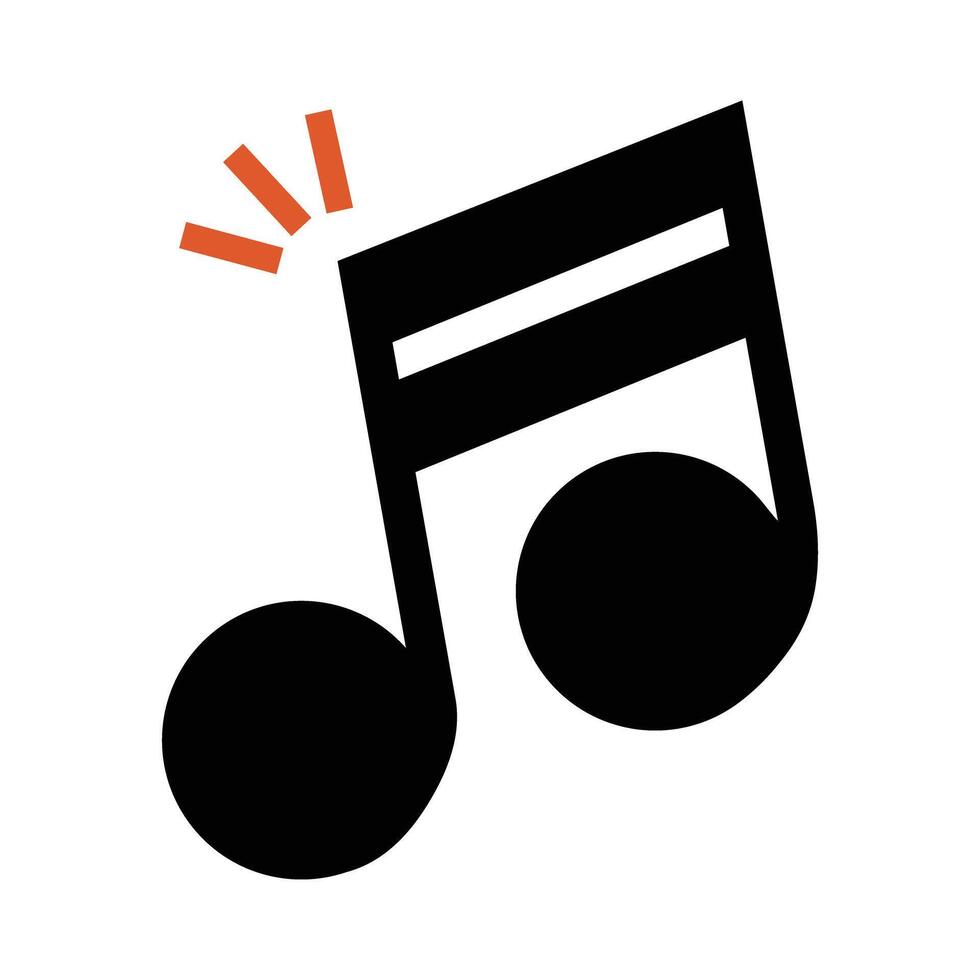 Fun music note vector