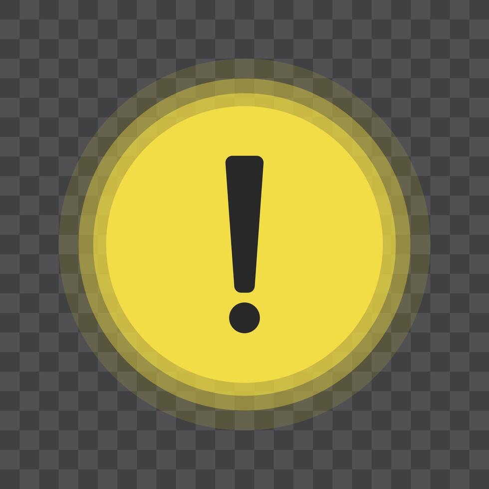 Alert icon. Caution icon. Warning icon. vector