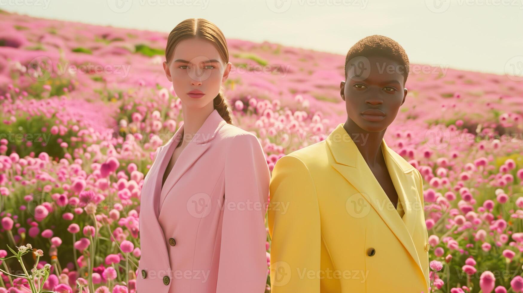 fashion film with two models photo
