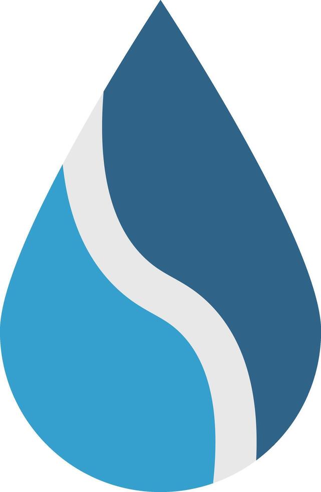 Designable water droplet icon vector
