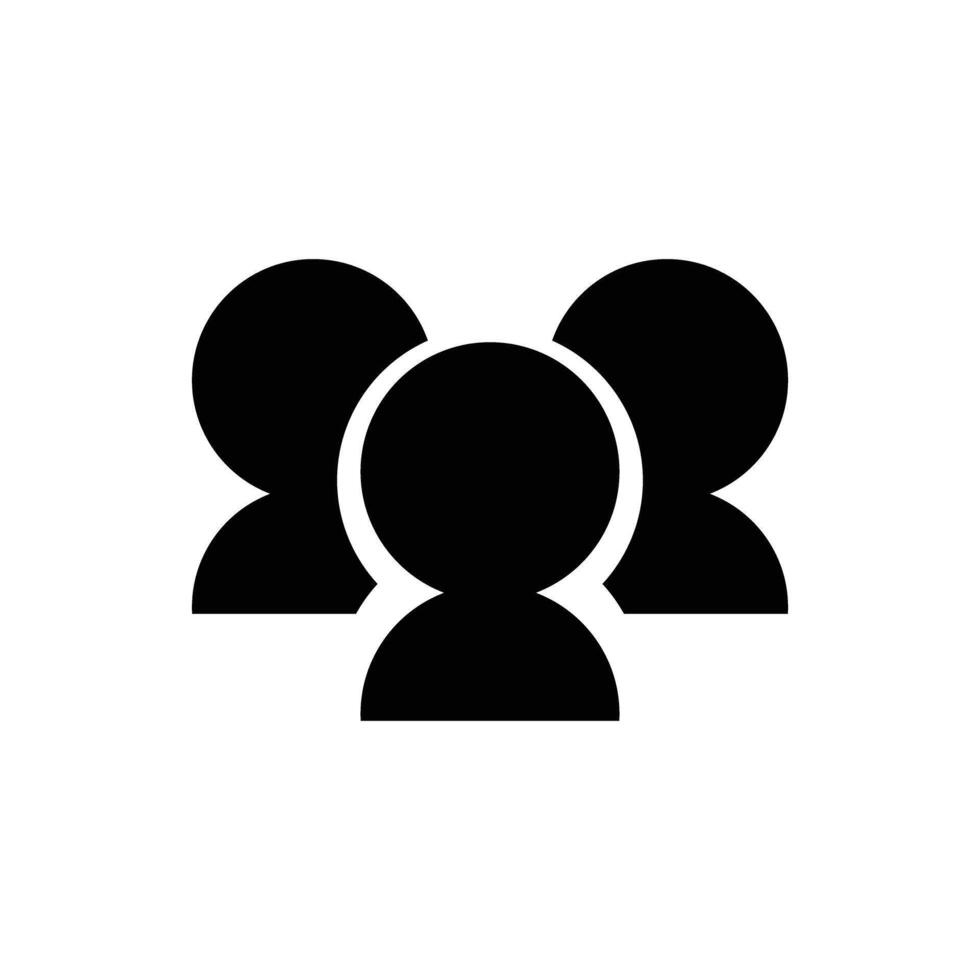 Group icon. Community icon. vector