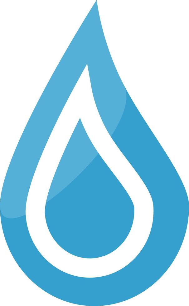Fashionable design water drop icon vector