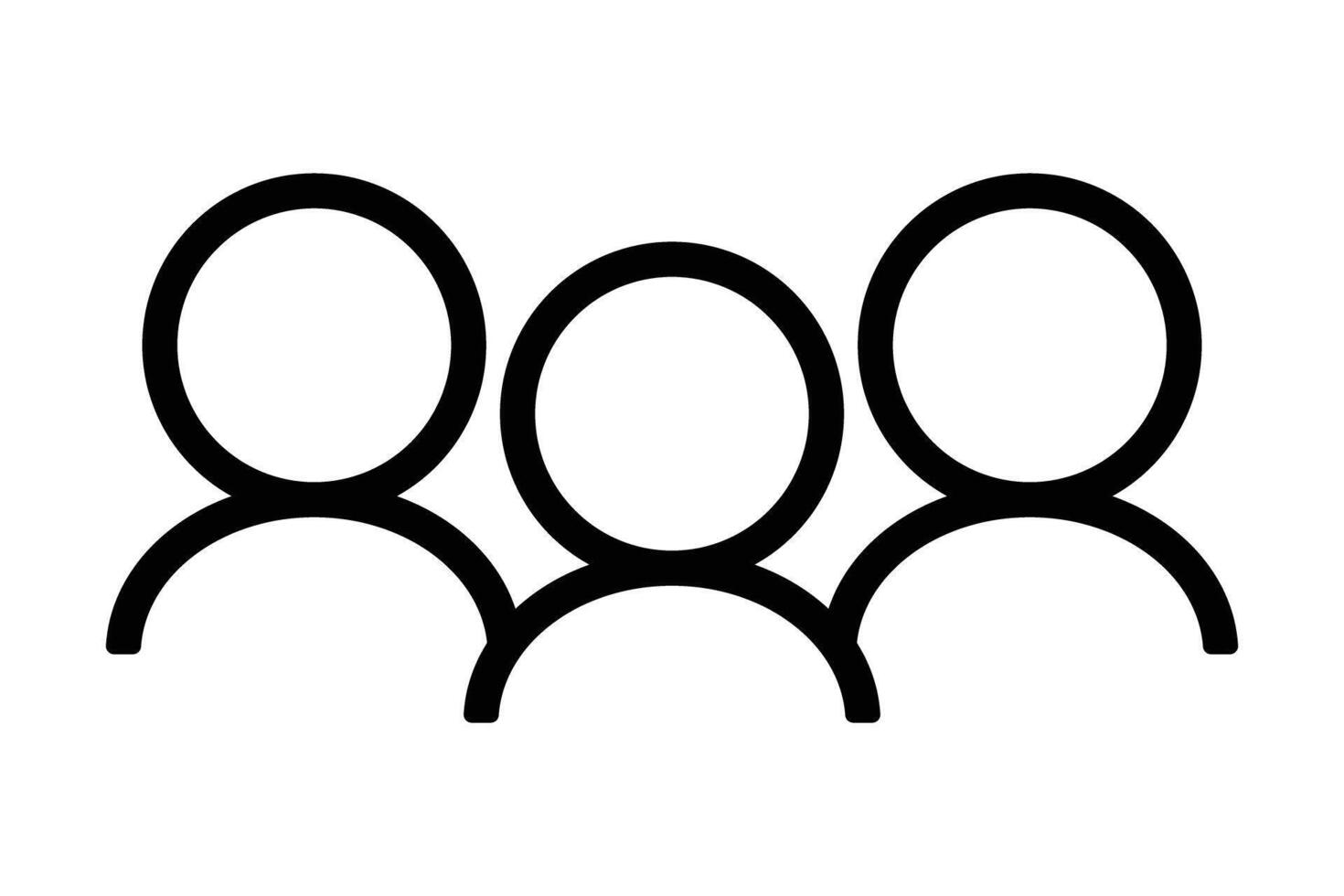 User group icon vector