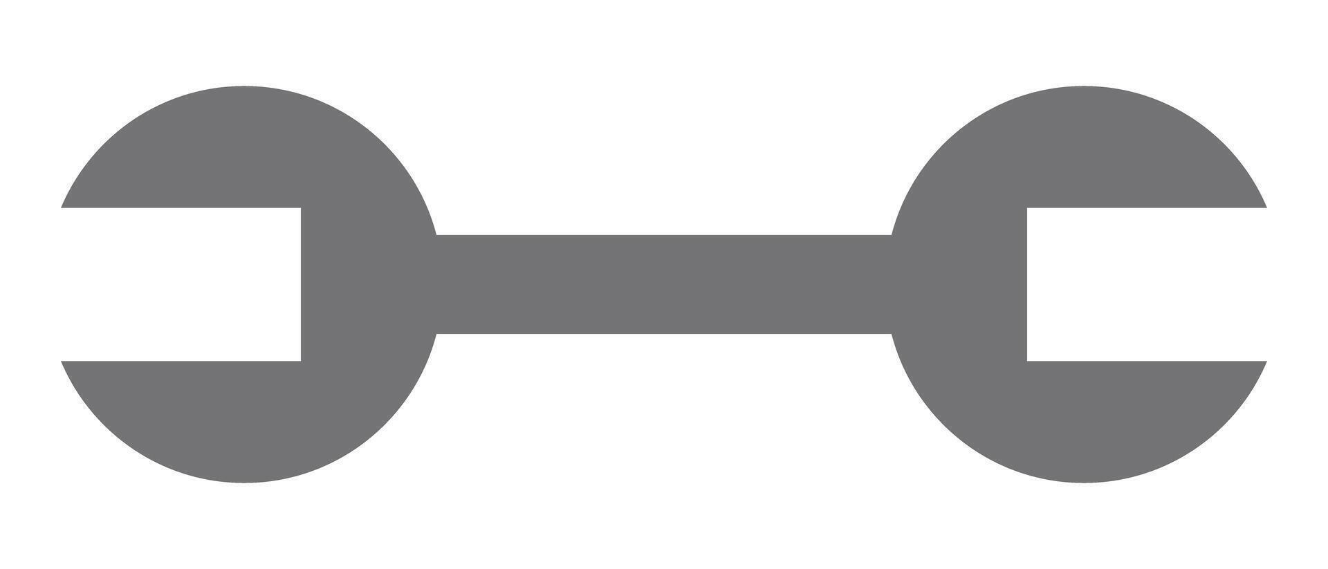 Spanner icon. Wrench icon. vector