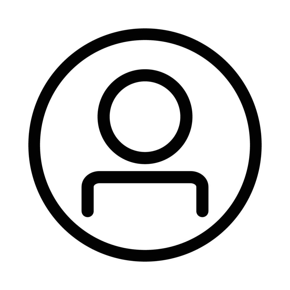 Profile icon. Icon for people and account. vector