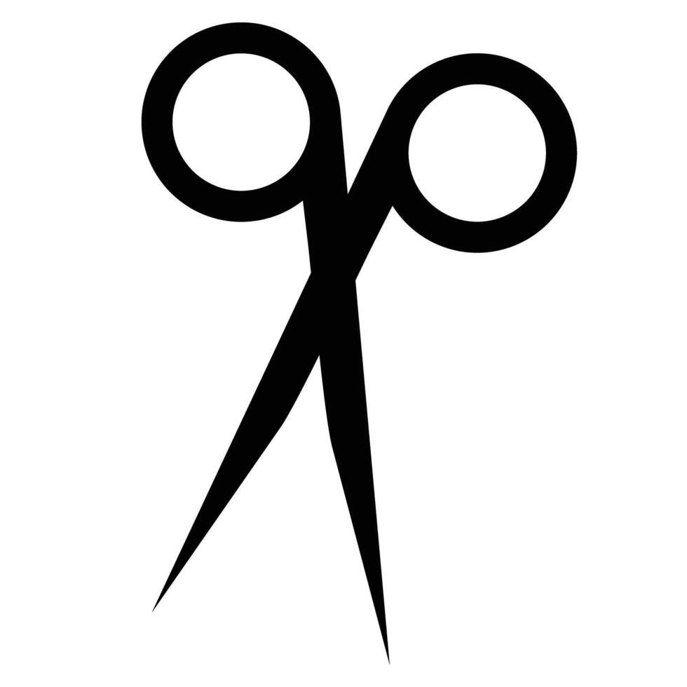 Scissors icon. Clipping and beauty salon. vector