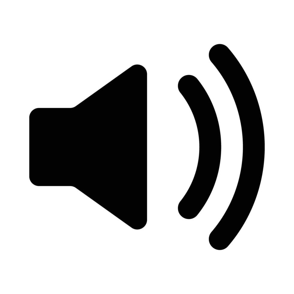 Simple volume icon. vector
