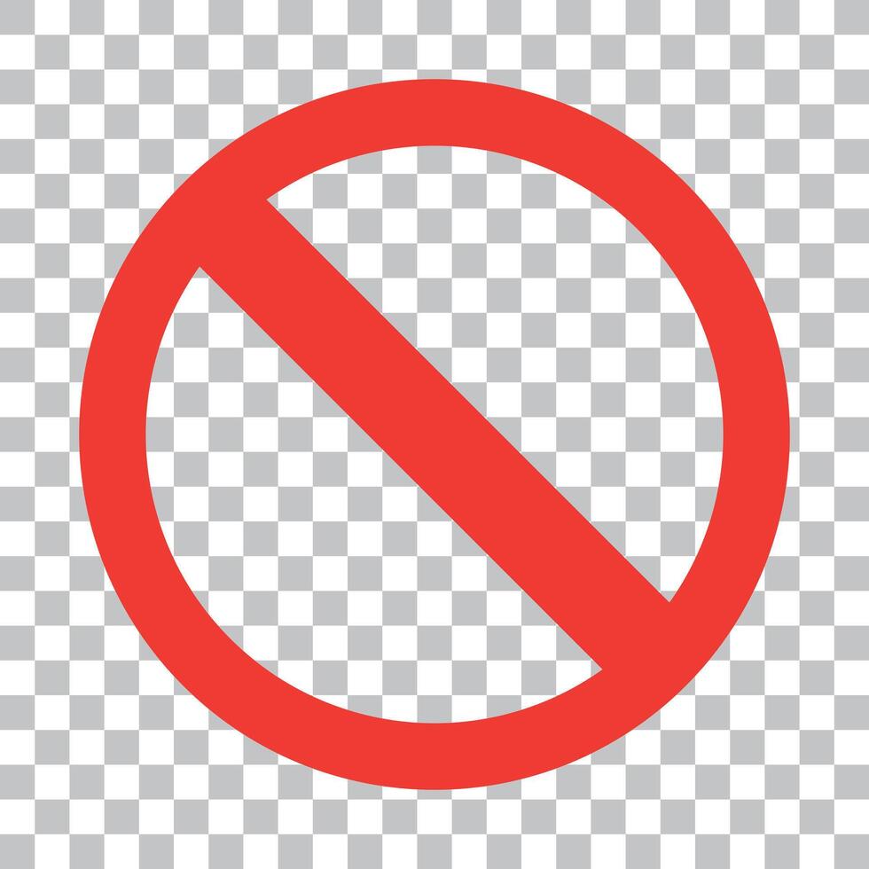Stop mark icon vector