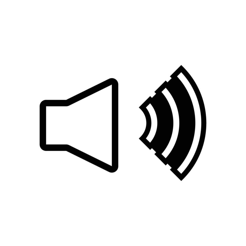 Simple sound icon vector