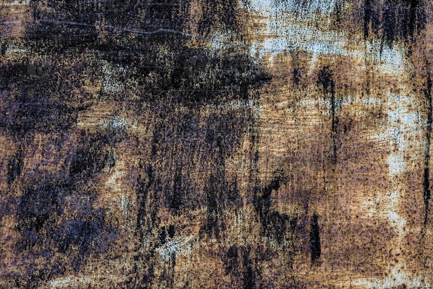 Dark worn rusty metal texture background. Metal rusty surface. photo