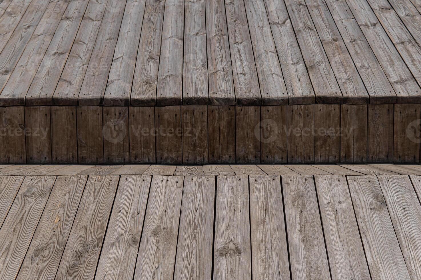 Light wooden back. Rough boards. Natural wood texture and pattern. photo