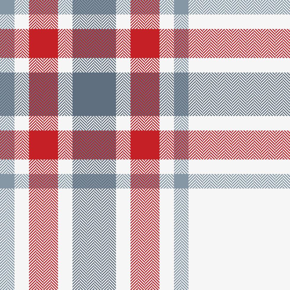 Plaid check pattern. Seamless fabric texture. Tartan textile print. vector