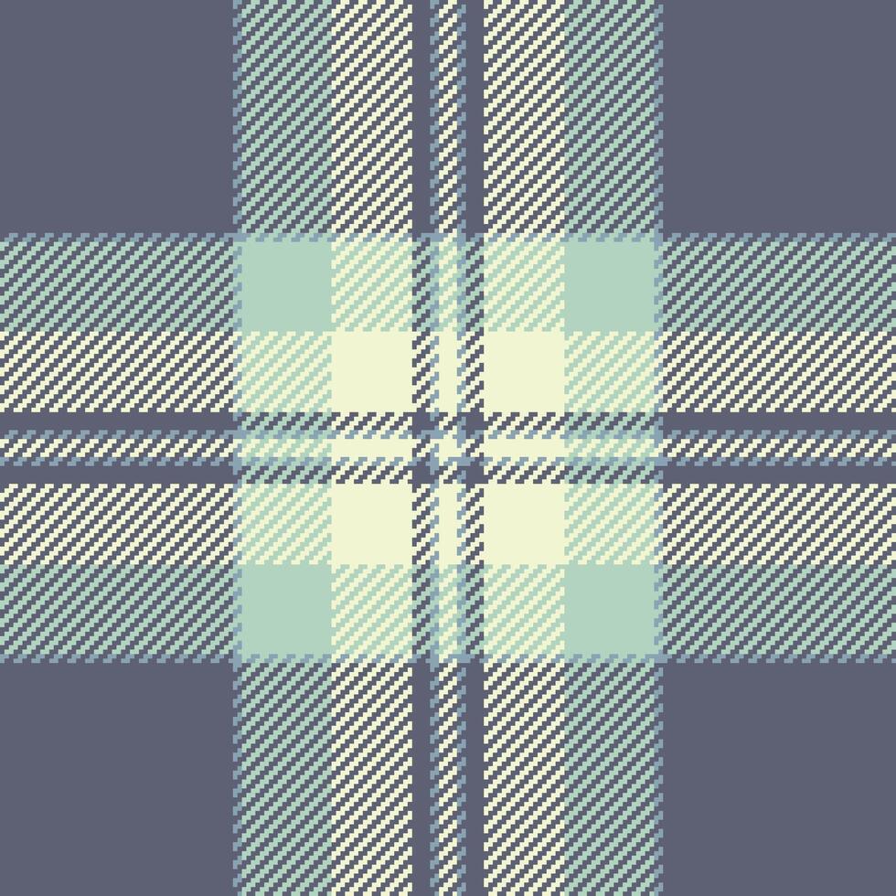 Textile design of textured plaid. Checkered fabric pattern swatch for shirt, dress, suit, wrapping paper print, invitation and gift card. vector