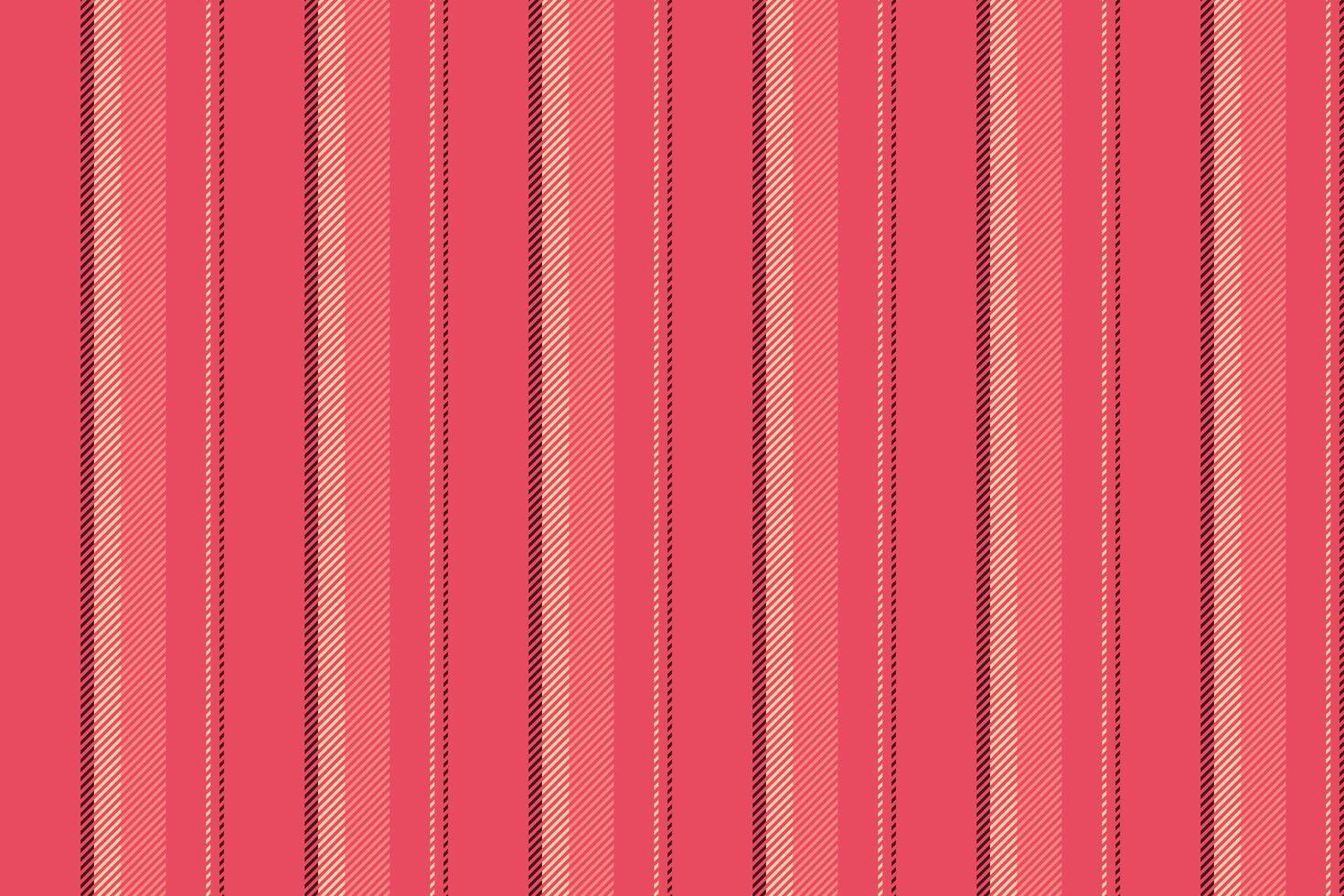 Deco background pattern, deep textile lines texture. Wrapping stripe fabric vertical seamless in red and orange colors. vector