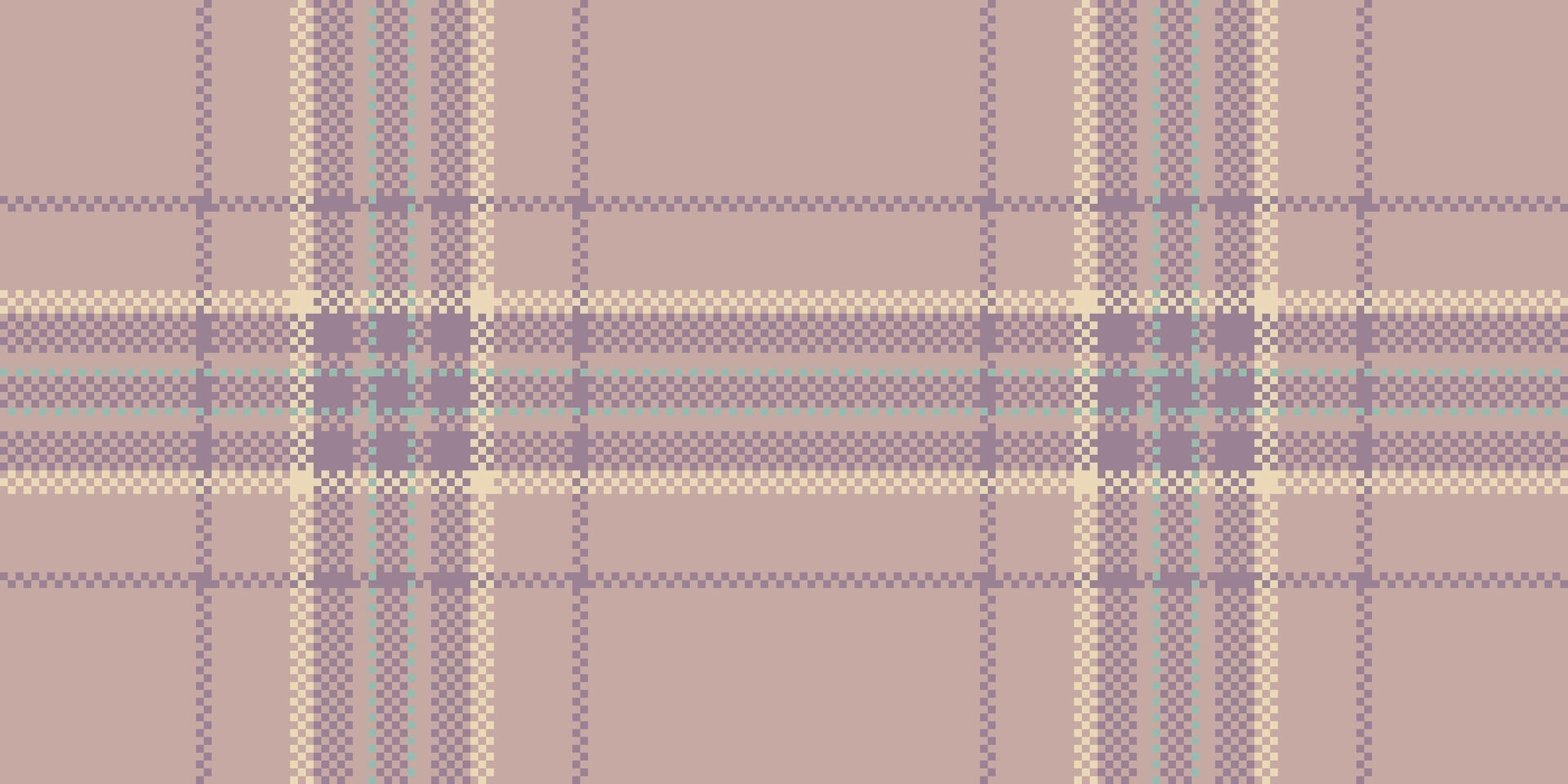 Romance fabric pattern, summer seamless texture textile. Figure tartan plaid check background in pastel and light colors. vector
