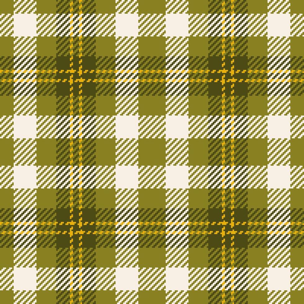 Network plaid check pattern, trim background fabric seamless. Birthday texture textile tartan in yellow and linen colors. vector