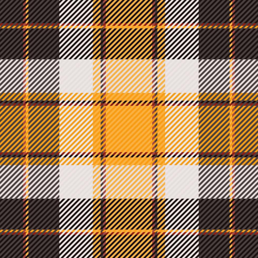 Relief fabric texture background, fashionable pattern textile tartan. Craft check plaid seamless in white and black colors. vector
