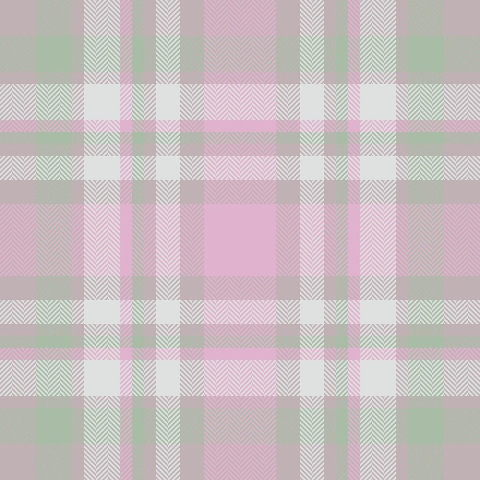 Plaid check pattern. Seamless fabric texture. Tartan textile print. vector
