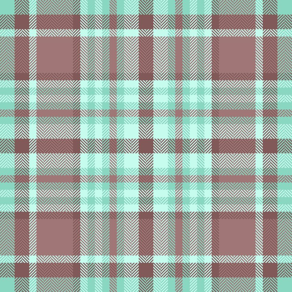 Interior pattern seamless , tee fabric tartan check. Path background textile plaid texture in pastel and teal colors. vector