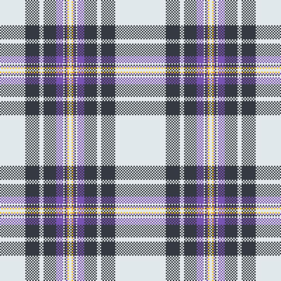 Elementary fabric pattern , sale check textile tartan. Style texture background seamless plaid in sterling silver and dark colors. vector