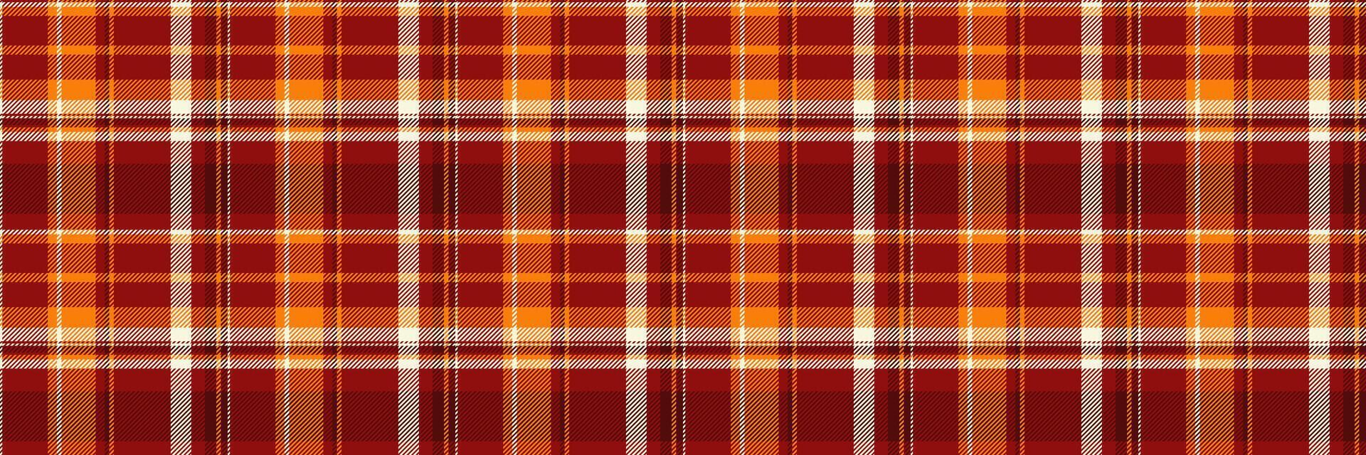 Fur plaid texture seamless, tie check fabric background. Good textile pattern tartan in red and bright colors. vector