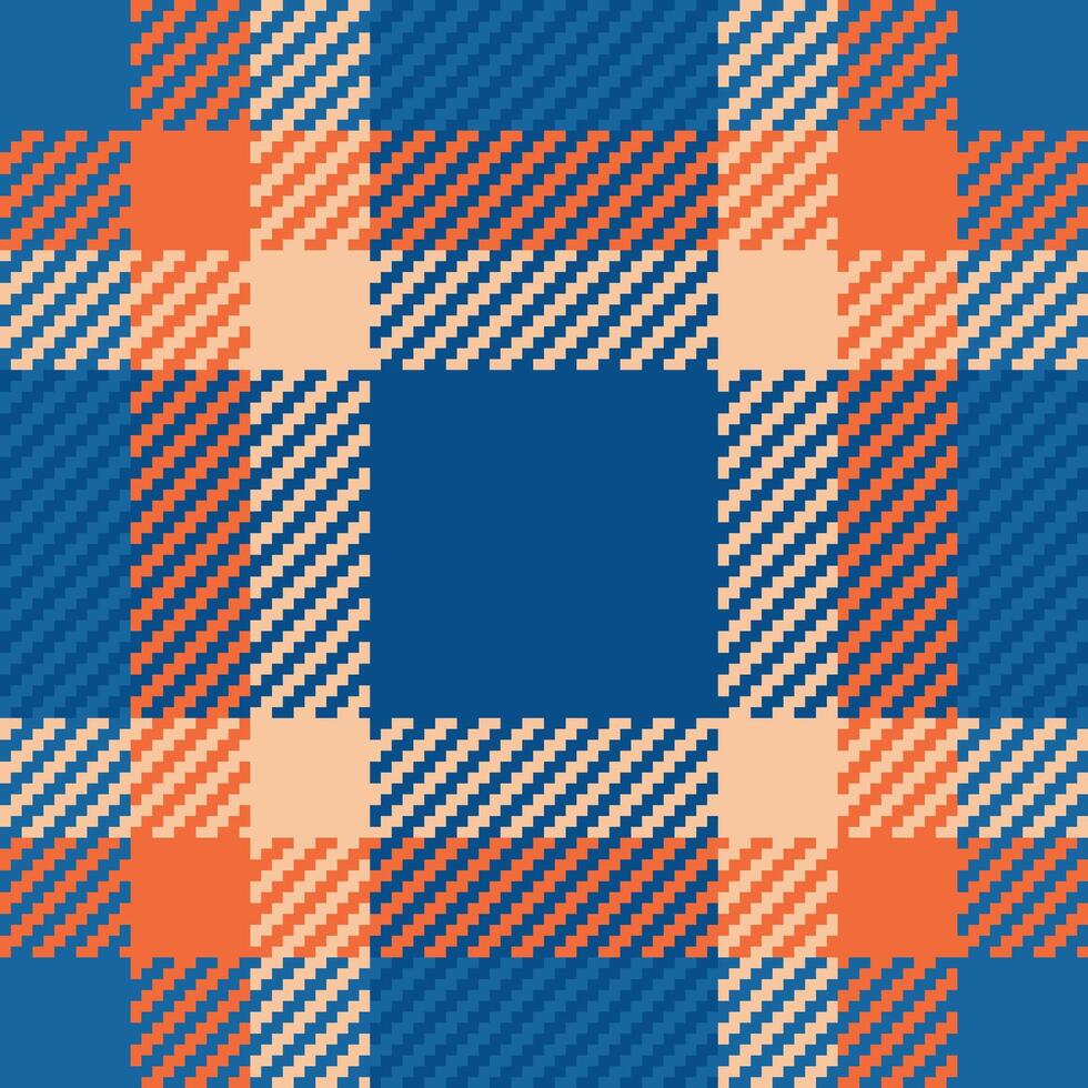 Textile design of textured plaid. Checkered fabric pattern swatch for shirt, dress, suit, wrapping paper print, invitation and gift card. vector