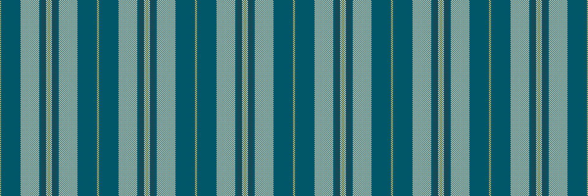Proud vertical textile seamless, reel stripe texture. Christmas ornament background fabric pattern lines in cyan and light colors. vector