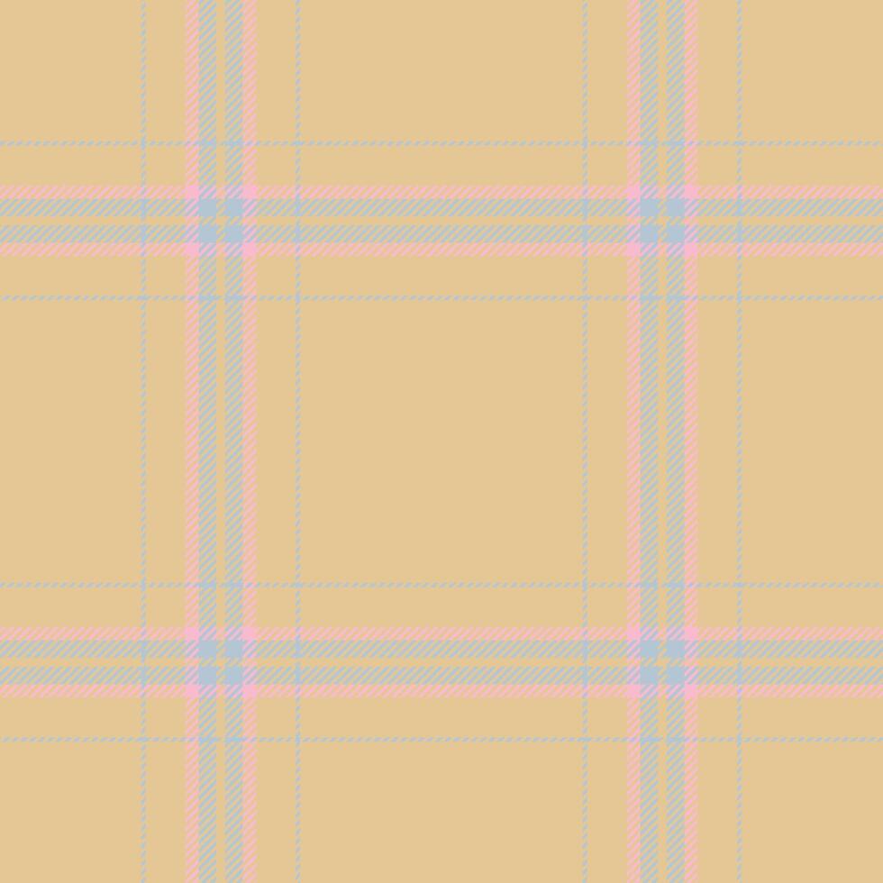 Plaid seamless pattern. Check fabric texture. textile print. vector