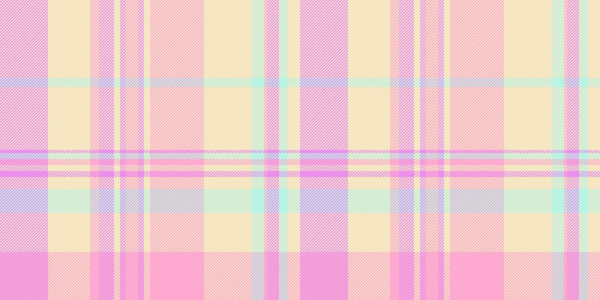 November seamless textile , worldwide pattern plaid tartan. Drawing fabric background texture check in light and pink colors. vector