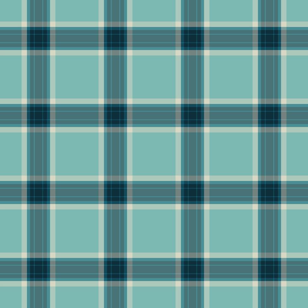 Female texture background seamless, picture plaid check pattern. Quilt fabric textile tartan in cyan and pastel colors. vector