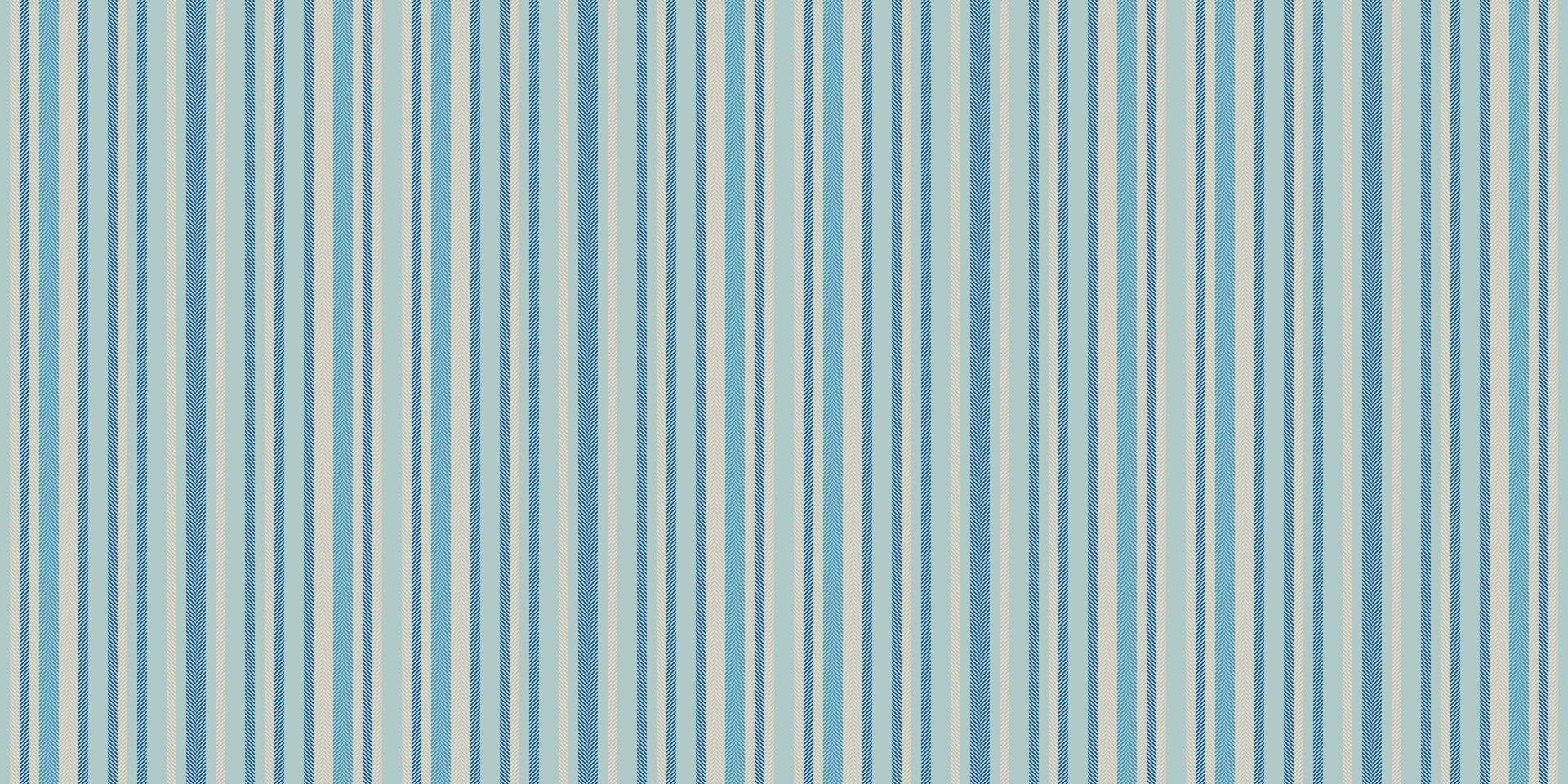 Installing stripe texture vertical, curtain textile lines. Comfortable fabric seamless pattern background in pastel and cyan colors. vector
