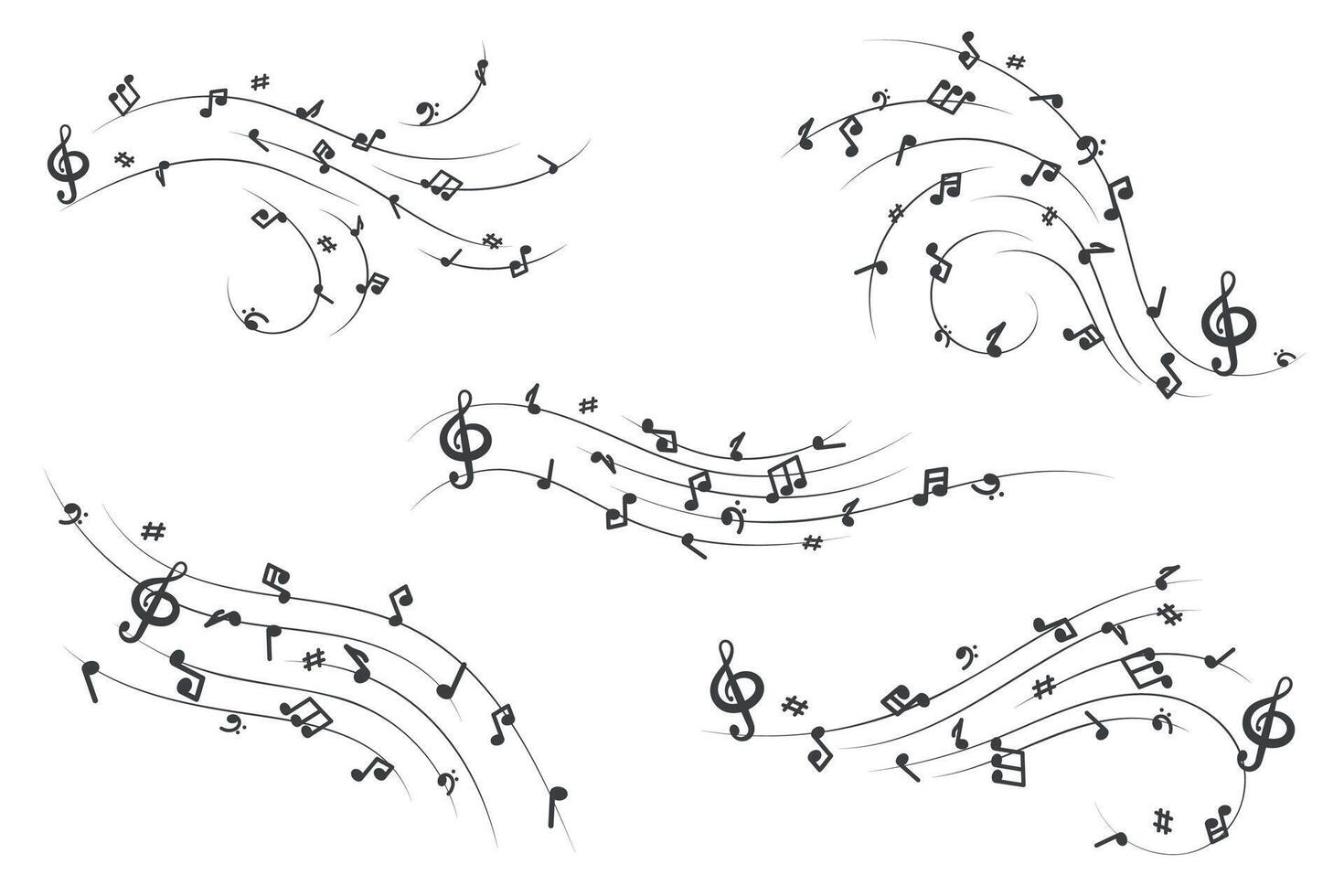 musical clip art vector