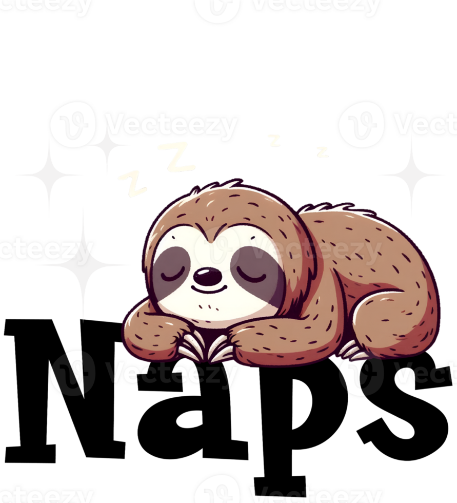 Funny Sloth Quote png