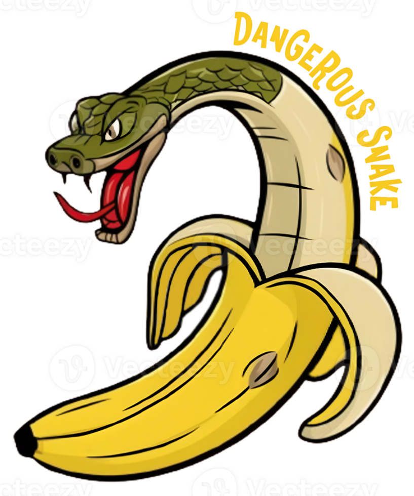 Dangerous Snake Banana png