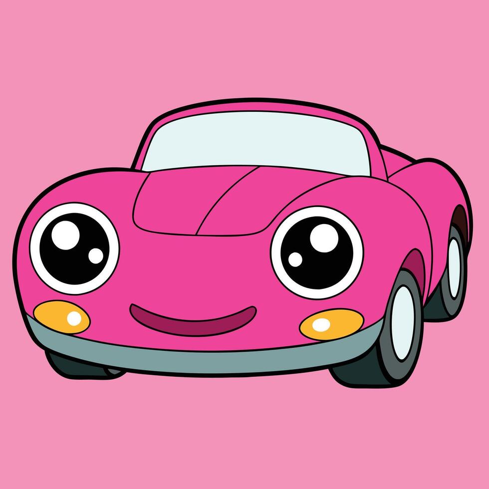 Cartoon Car Unique Design vector