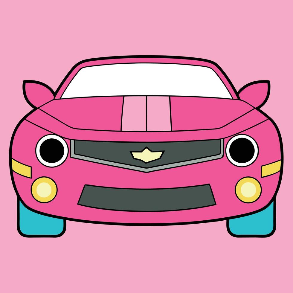 Cartoon Car Unique Design vector
