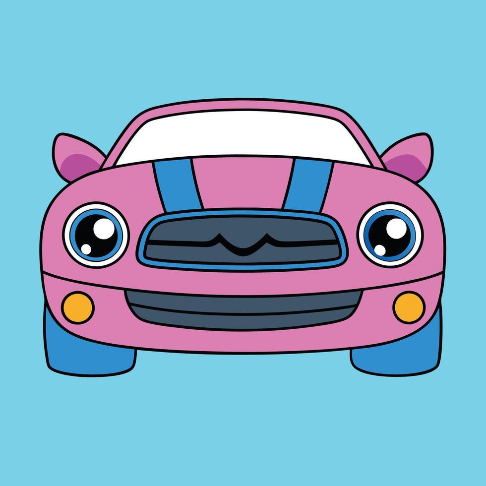 Cartoon Car Unique Design vector