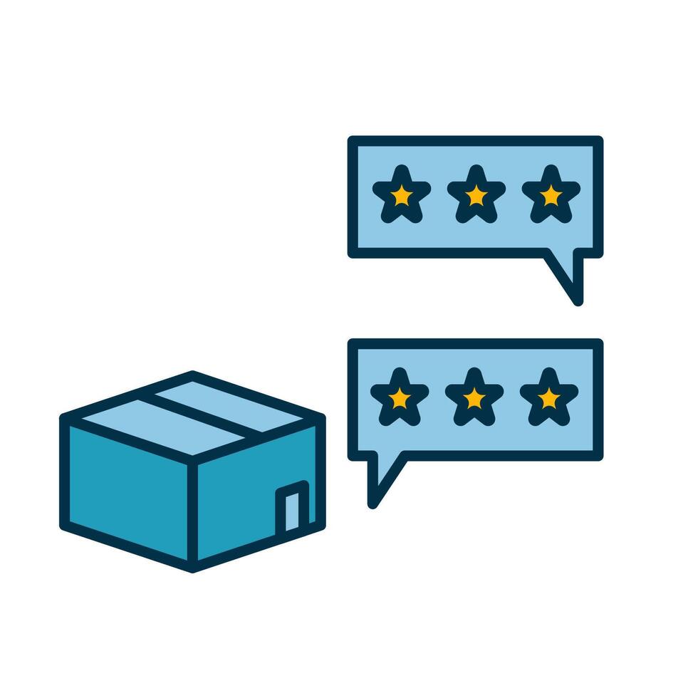 Product Review for Marketing Icon vector
