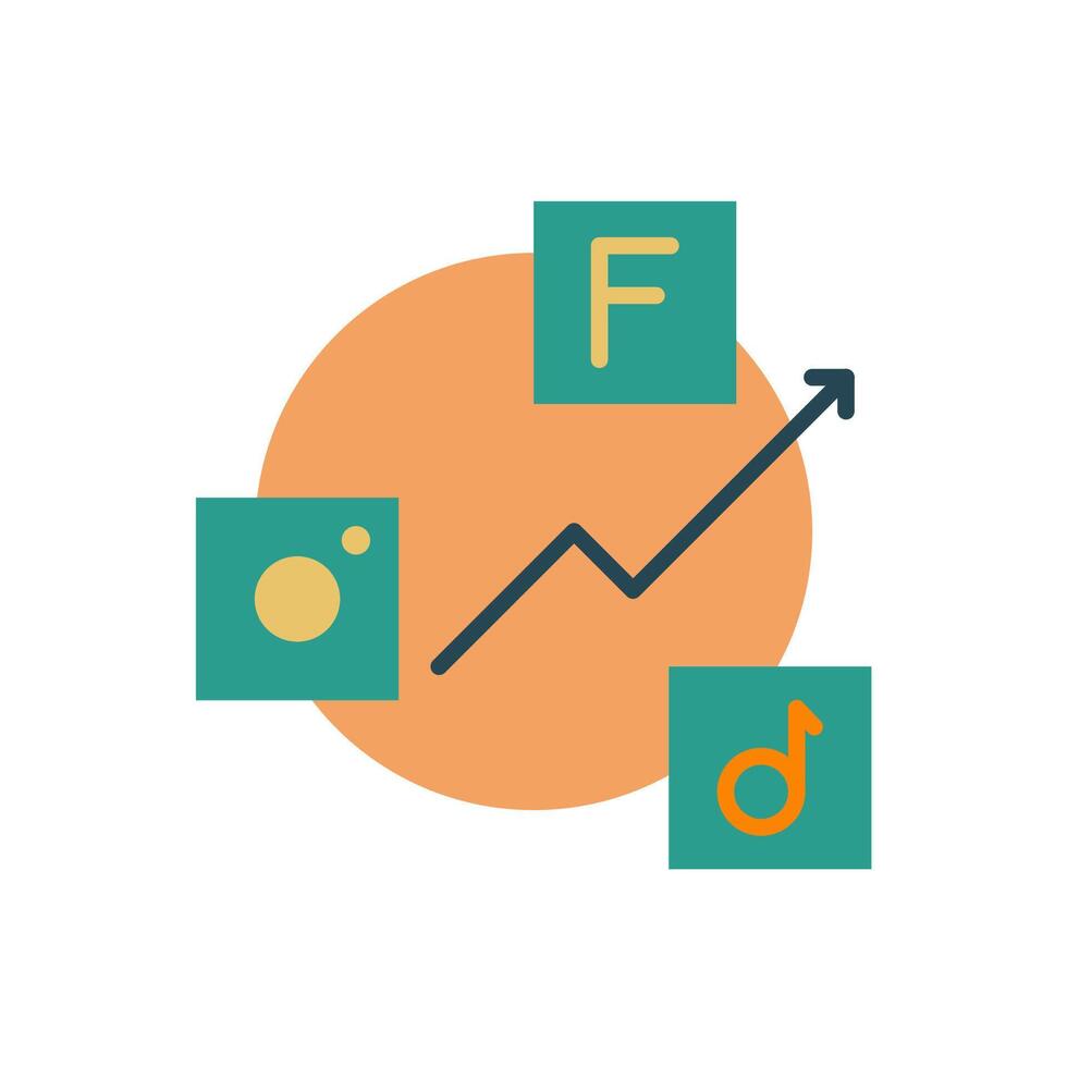 Viral Marketing for Marketing Icon vector