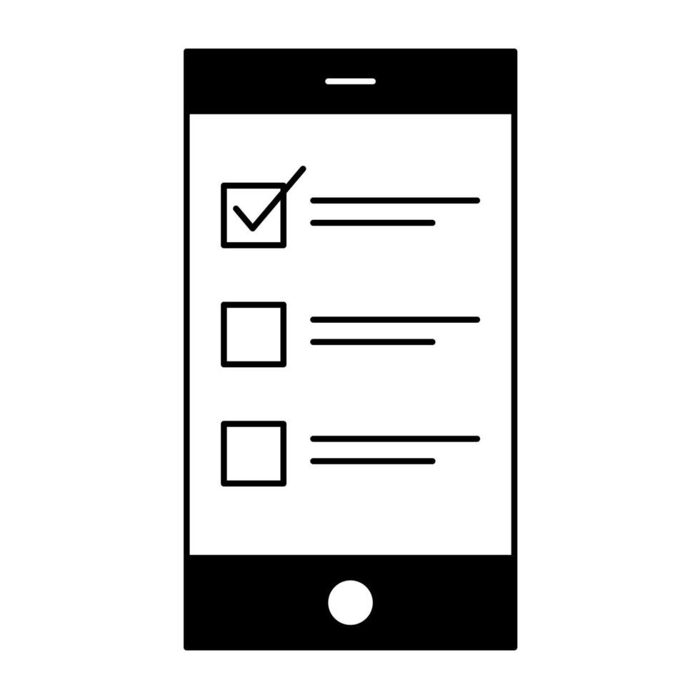 To do List for Productivity Icon vector