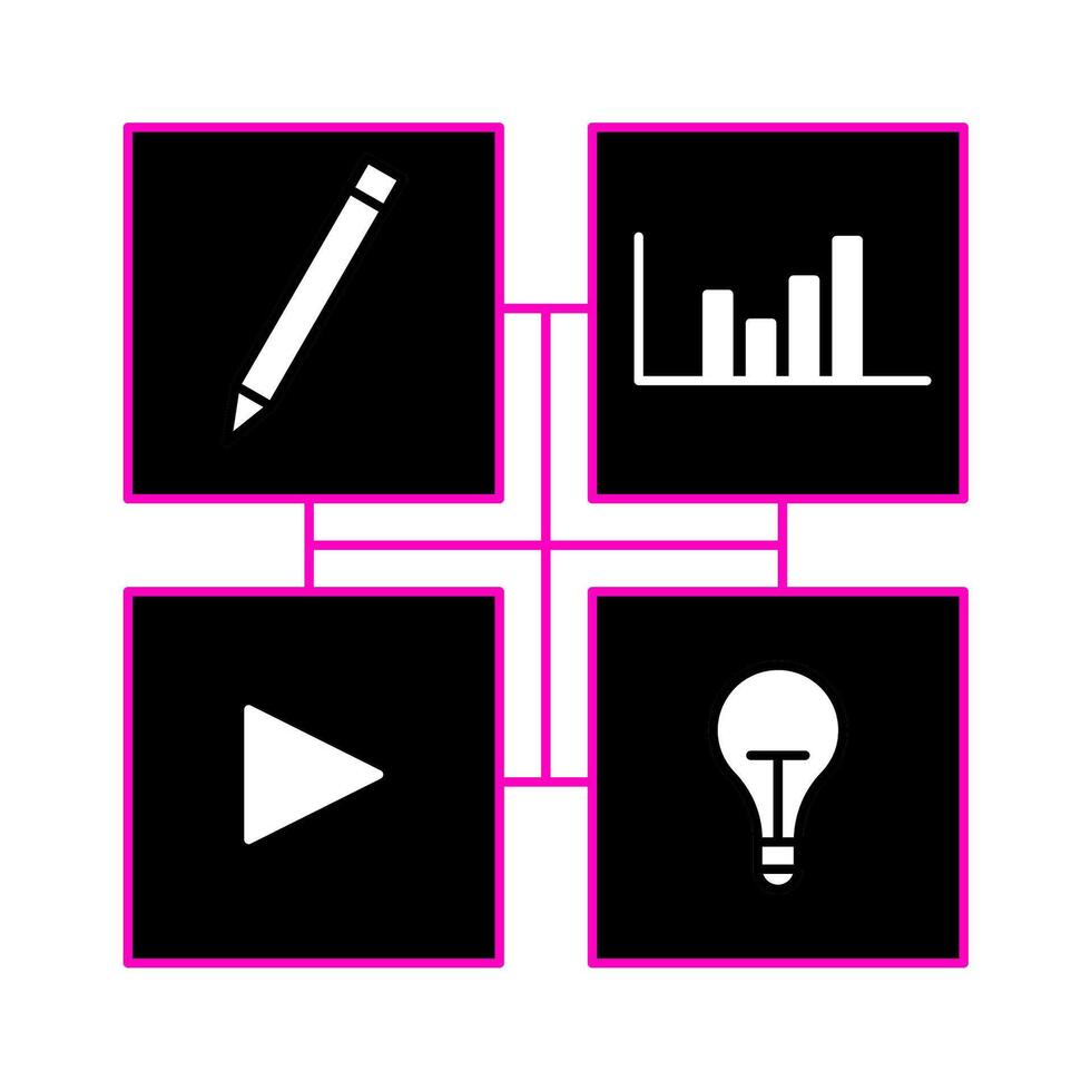 Multitasking Skill for Productivity Icon vector