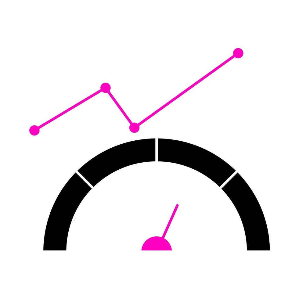 Indicator Sign for Productivity Icon vector