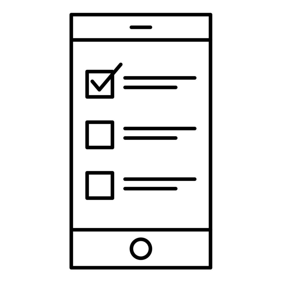 To do List for Productivity Icon vector