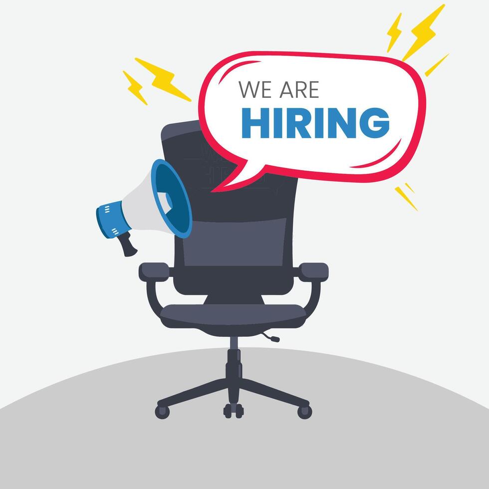 We are hiring join to the team announcement. Hiring recruitment open vacancy design. Creative hiring poster. hiring social media post design. vector