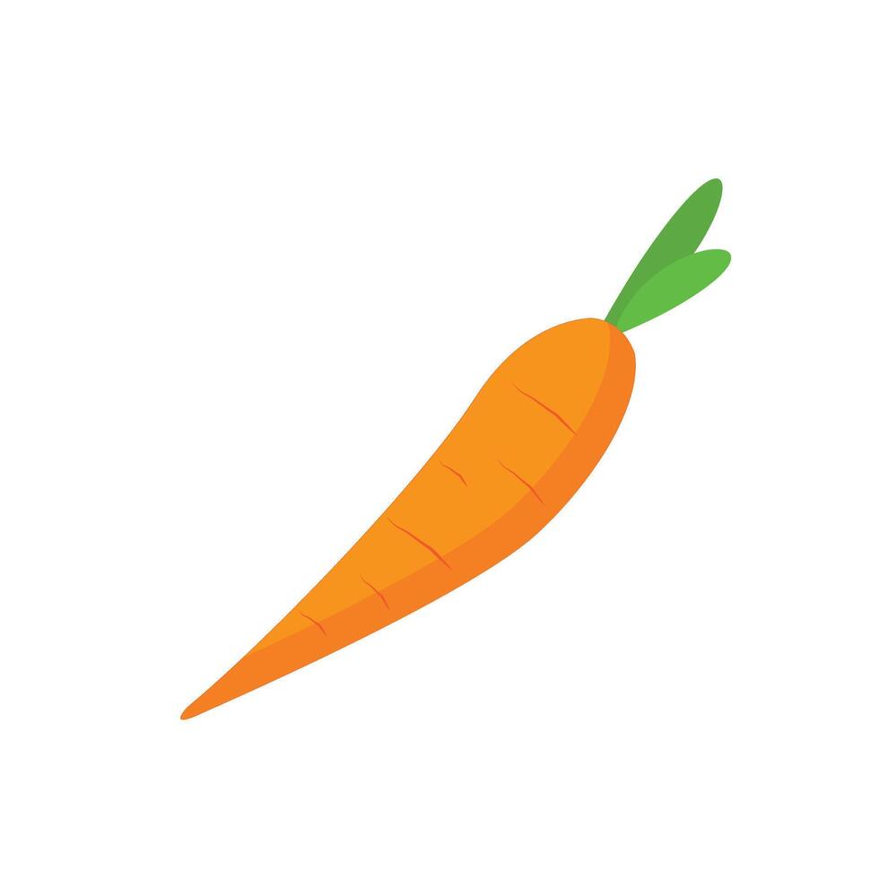 carrot cartoon. symbol. logo. vector