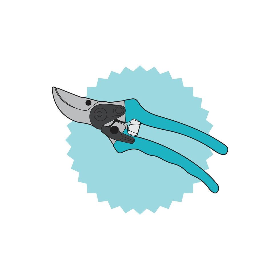 pruning shears for work needs vector