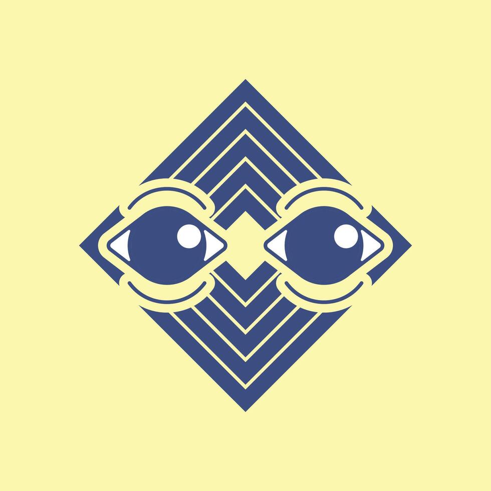 illustration of bulging eyes vector